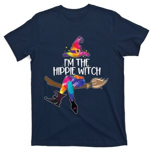 Im The Hippie Witch Halloween Matching Tie Dye Group T-Shirt