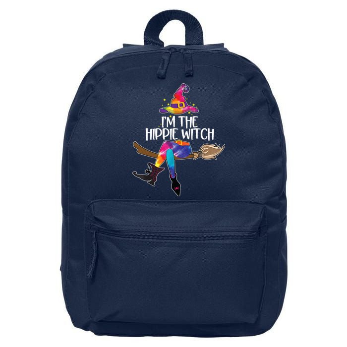 Im The Hippie Witch Halloween Matching Tie Dye Group 16 in Basic Backpack