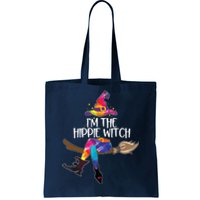 Im The Hippie Witch Halloween Matching Tie Dye Group Tote Bag