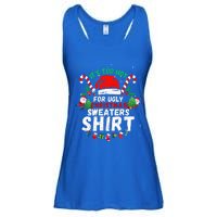 It's Too Hot For Ugly Christmas Funny Xmas  Ladies Essential Flowy Tank