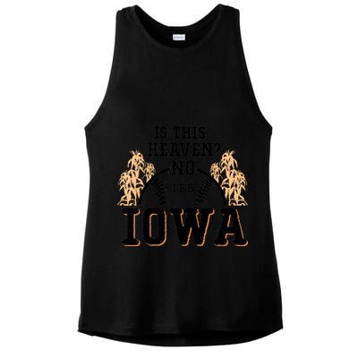 Is This Heaven No It’s Iowa Baseball Field Of Dreams Ladies PosiCharge Tri-Blend Wicking Tank