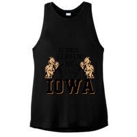 Is This Heaven No It’s Iowa Baseball Field Of Dreams Ladies PosiCharge Tri-Blend Wicking Tank