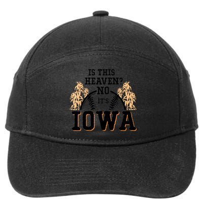 Is This Heaven No It’s Iowa Baseball Field Of Dreams 7-Panel Snapback Hat