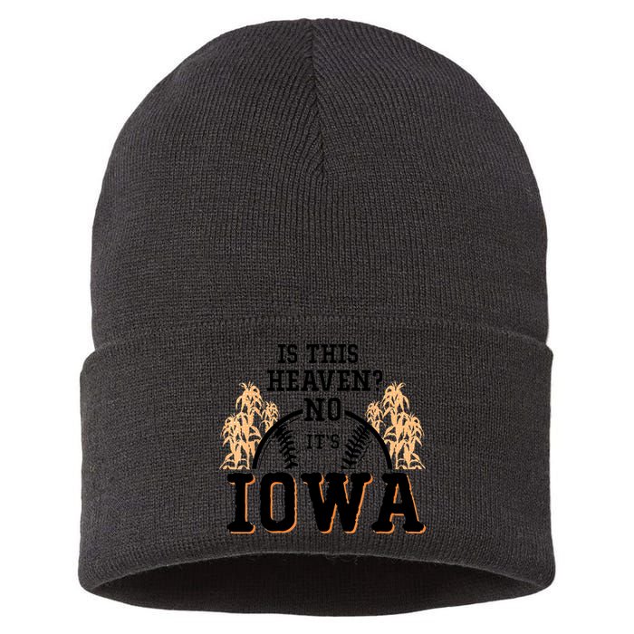 Is This Heaven No It’s Iowa Baseball Field Of Dreams Sustainable Knit Beanie