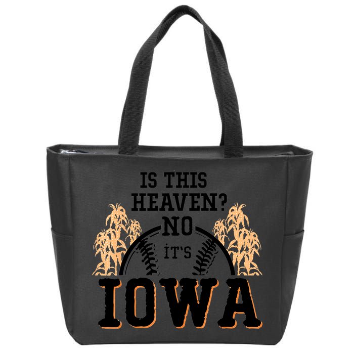 Is This Heaven No It’s Iowa Baseball Field Of Dreams Zip Tote Bag