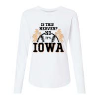 Is This Heaven No It’s Iowa Baseball Field Of Dreams Womens Cotton Relaxed Long Sleeve T-Shirt