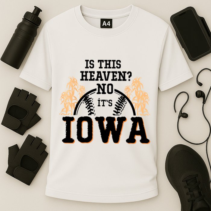 Is This Heaven No It’s Iowa Baseball Field Of Dreams Performance Shirt