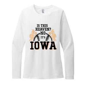 Is This Heaven No It’s Iowa Baseball Field Of Dreams Womens CVC Long Sleeve Shirt