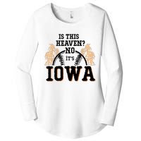 Is This Heaven No It’s Iowa Baseball Field Of Dreams Women's Perfect Tri Tunic Long Sleeve Shirt