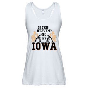 Is This Heaven No It’s Iowa Baseball Field Of Dreams Ladies Essential Flowy Tank