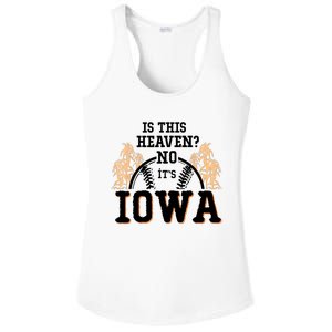 Is This Heaven No It’s Iowa Baseball Field Of Dreams Ladies PosiCharge Competitor Racerback Tank