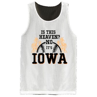 Is This Heaven No It’s Iowa Baseball Field Of Dreams Mesh Reversible Basketball Jersey Tank