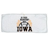 Is This Heaven No It’s Iowa Baseball Field Of Dreams Large Microfiber Waffle Golf Towel