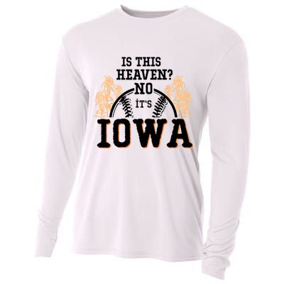 Is This Heaven No It’s Iowa Baseball Field Of Dreams Cooling Performance Long Sleeve Crew
