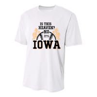 Is This Heaven No It’s Iowa Baseball Field Of Dreams Youth Performance Sprint T-Shirt