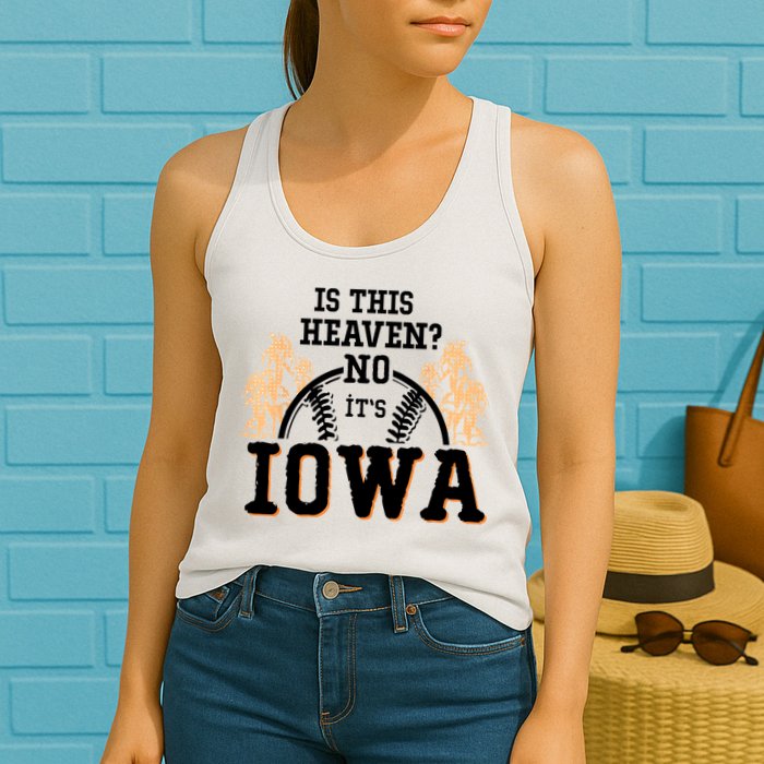 Is This Heaven No It’s Iowa Baseball Field Of Dreams Womens Tank Top
