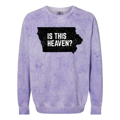 Is This Heaven No It’s Iowa Baseball Field Of Dreams Colorblast Crewneck Sweatshirt