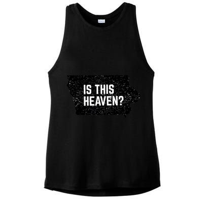 Is This Heaven No It’s Iowa Baseball Field Of Dreams Ladies PosiCharge Tri-Blend Wicking Tank