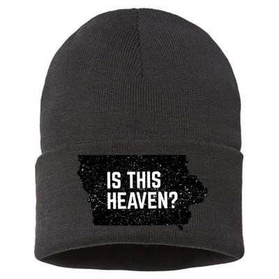 Is This Heaven No It’s Iowa Baseball Field Of Dreams Sustainable Knit Beanie