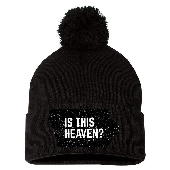 Is This Heaven No It’s Iowa Baseball Field Of Dreams Pom Pom 12in Knit Beanie