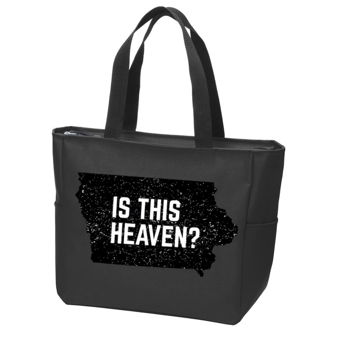 Is This Heaven No It’s Iowa Baseball Field Of Dreams Zip Tote Bag