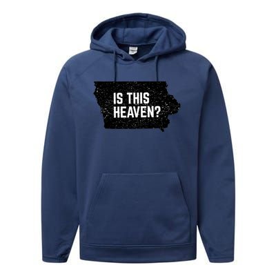 Is This Heaven No It’s Iowa Baseball Field Of Dreams Performance Fleece Hoodie