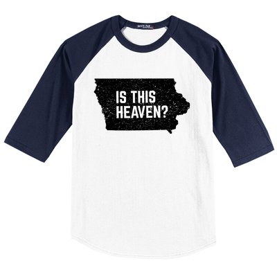 Is This Heaven No It’s Iowa Baseball Field Of Dreams Baseball Sleeve Shirt