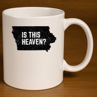 Is This Heaven No It’s Iowa Baseball Field Of Dreams 11oz C Handle Ceramic Mug