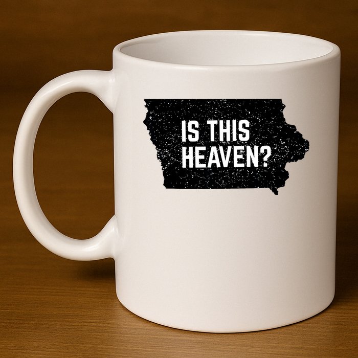 Is This Heaven No It’s Iowa Baseball Field Of Dreams 11oz C Handle Ceramic Mug