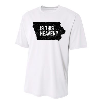 Is This Heaven No It’s Iowa Baseball Field Of Dreams Performance Sprint T-Shirt