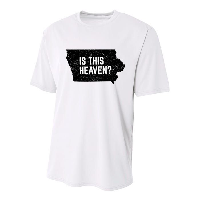 Is This Heaven No It’s Iowa Baseball Field Of Dreams Youth Performance Sprint T-Shirt