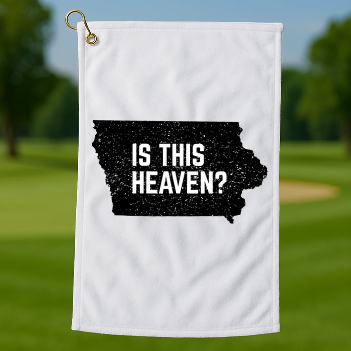 Is This Heaven No It’s Iowa Baseball Field Of Dreams Golf Towel