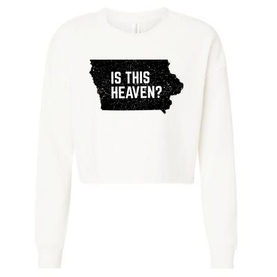 Is This Heaven No It’s Iowa Baseball Field Of Dreams Cropped Pullover Crew