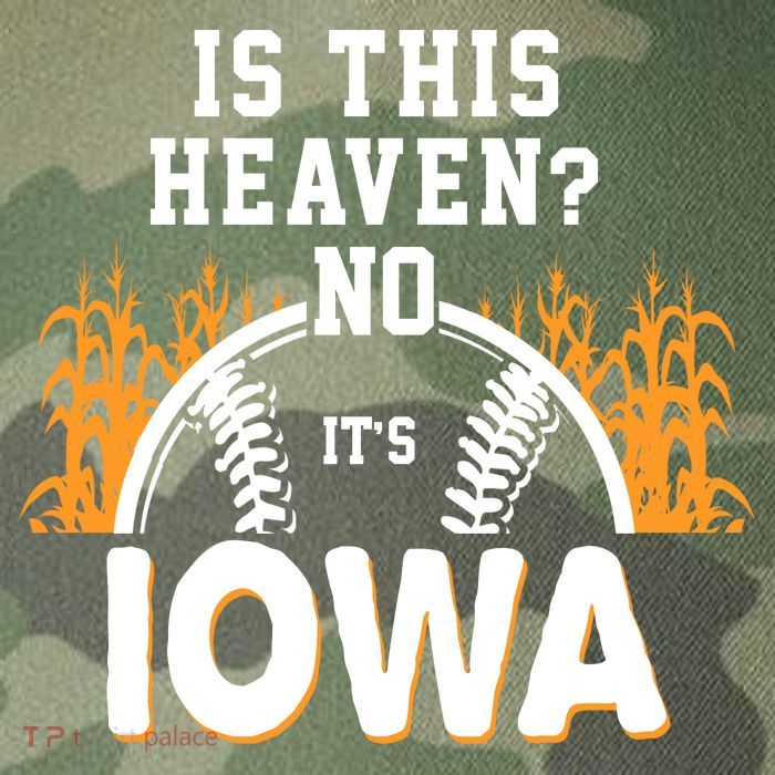 Is This Heaven No It's Iowa Baseball Legacy Tie Dye Trucker Hat