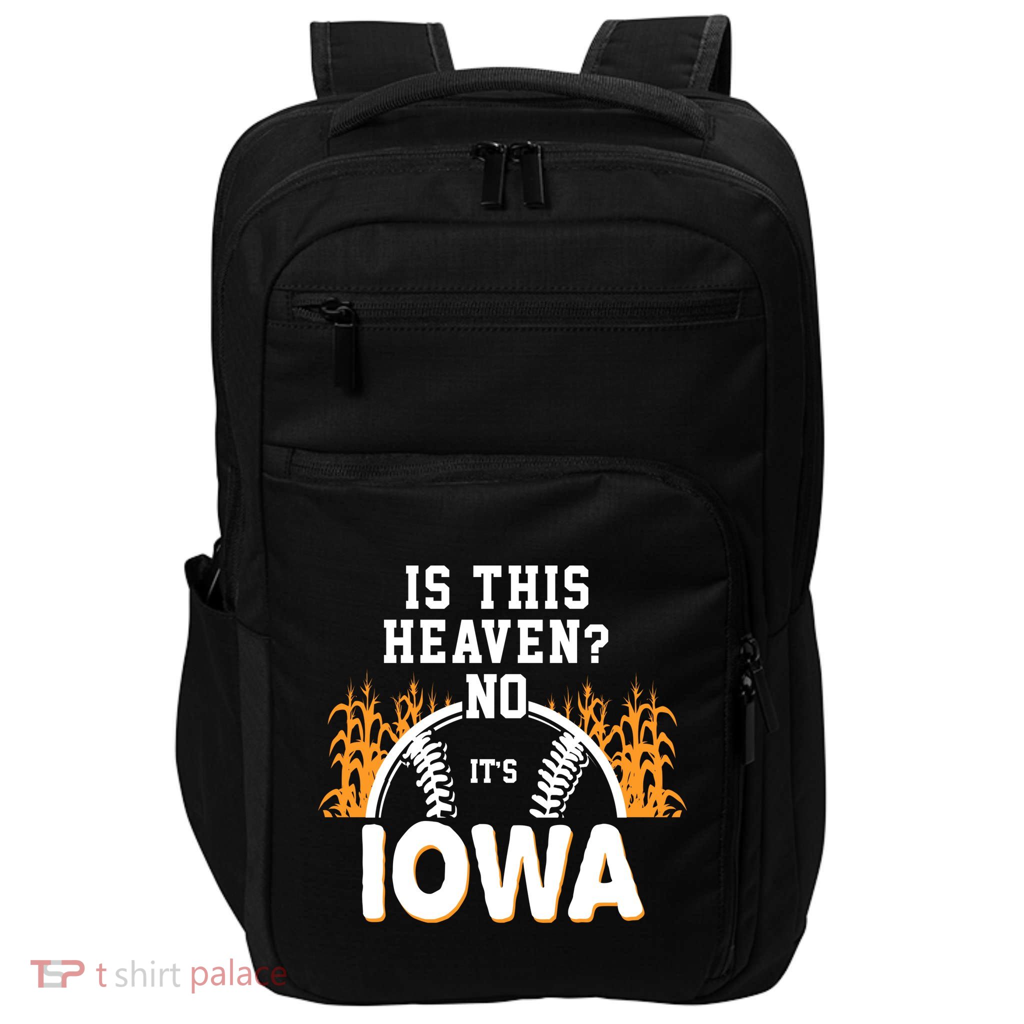 Is This Heaven No It's Iowa Baseball Impact Tech Backpack