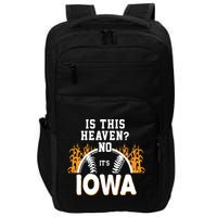 Is This Heaven No It's Iowa Baseball Impact Tech Backpack