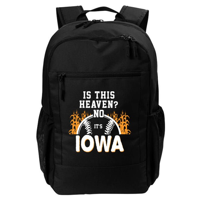 Is This Heaven No It's Iowa Baseball Backpack