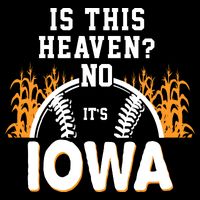 Is This Heaven No It's Iowa Baseball 16 in Basic Backpack