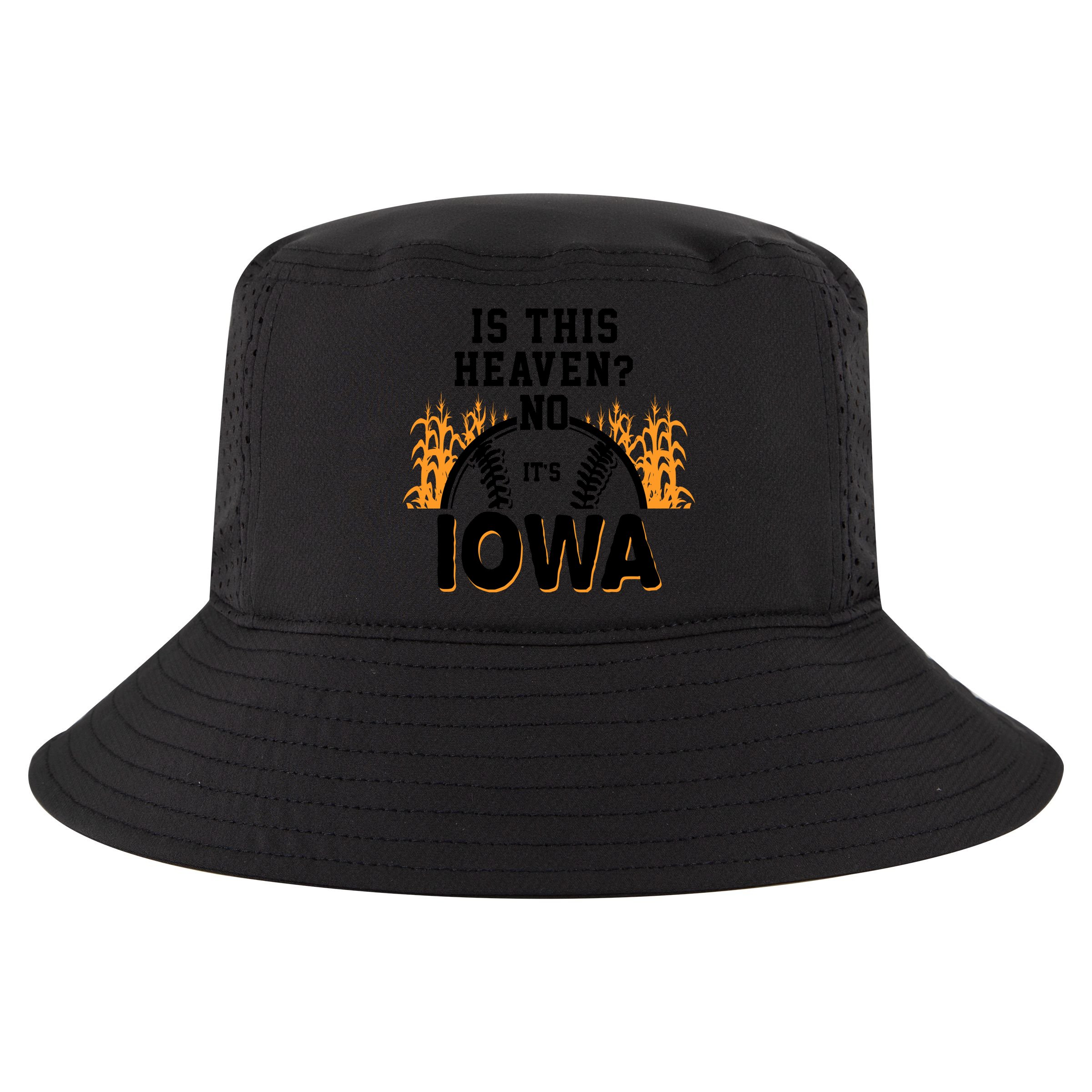 Is This Heaven No It's Iowa Baseball Cool Comfort Performance Bucket Hat