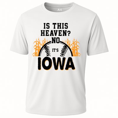 Is This Heaven No It's Iowa Baseball Performance Shirt