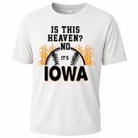 Is This Heaven No It's Iowa Baseball Cooling Performance Crew T-Shirt