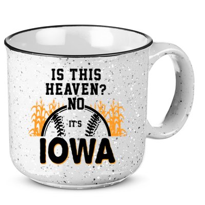 Is This Heaven No It's Iowa Baseball 15oz Campfire Ceramic Mug
