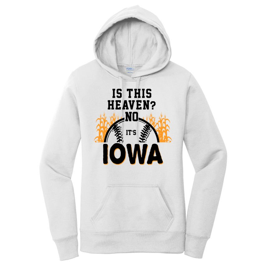 Is This Heaven No It's Iowa Baseball Women's Pullover Hoodie