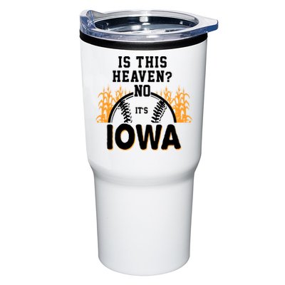 Is This Heaven No It's Iowa Baseball Tumbler