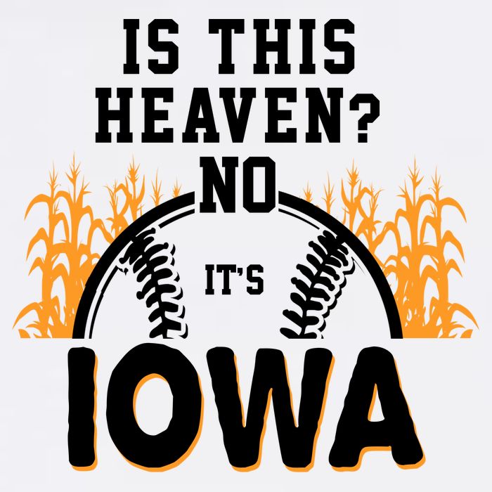 Is This Heaven No It's Iowa Baseball Golf Towel