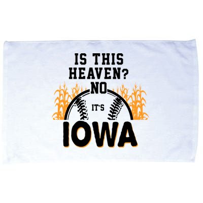 Is This Heaven No It's Iowa Baseball Microfiber Hand Towel