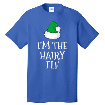 IM The Hairy Elf Christmas Funny Pajama Gift Tall T-Shirt