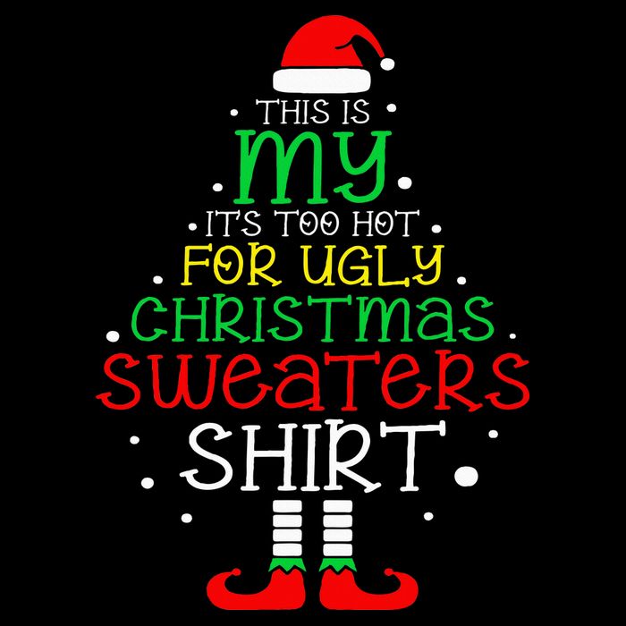 ItS Too Hot For Ugly Christmas Funny Xmas 16 in Basic Backpack