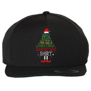 ItS Too Hot For Ugly Christmas Funny Xmas Wool Snapback Cap