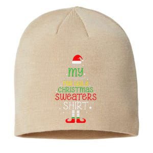 ItS Too Hot For Ugly Christmas Funny Xmas Sustainable Beanie